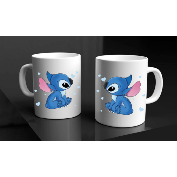 Mug stitch bleu