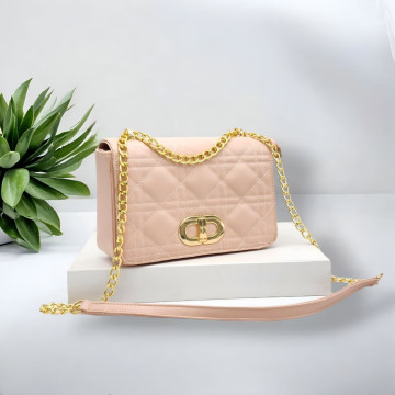 Sac à main chic pour femmes en Rose bébé clair 