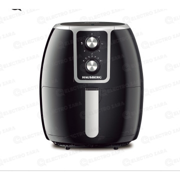 Hausberg HB-2350 Friteuse à Air Mécanique Électrique Airfryer 3,5L, 220-240V, 50/60Hz, 1300-1500W