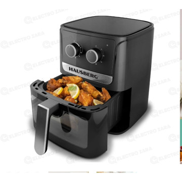 Hausberg HB-2340 Friteuse à Air Mécanique Électrique Air Fryer 5L, AC220-240V, 50/60Hz, 1300-1500W